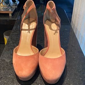 Blush coloured heels